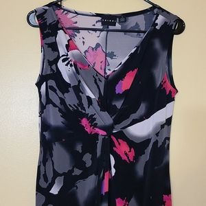 Tribal Floral Print Dress